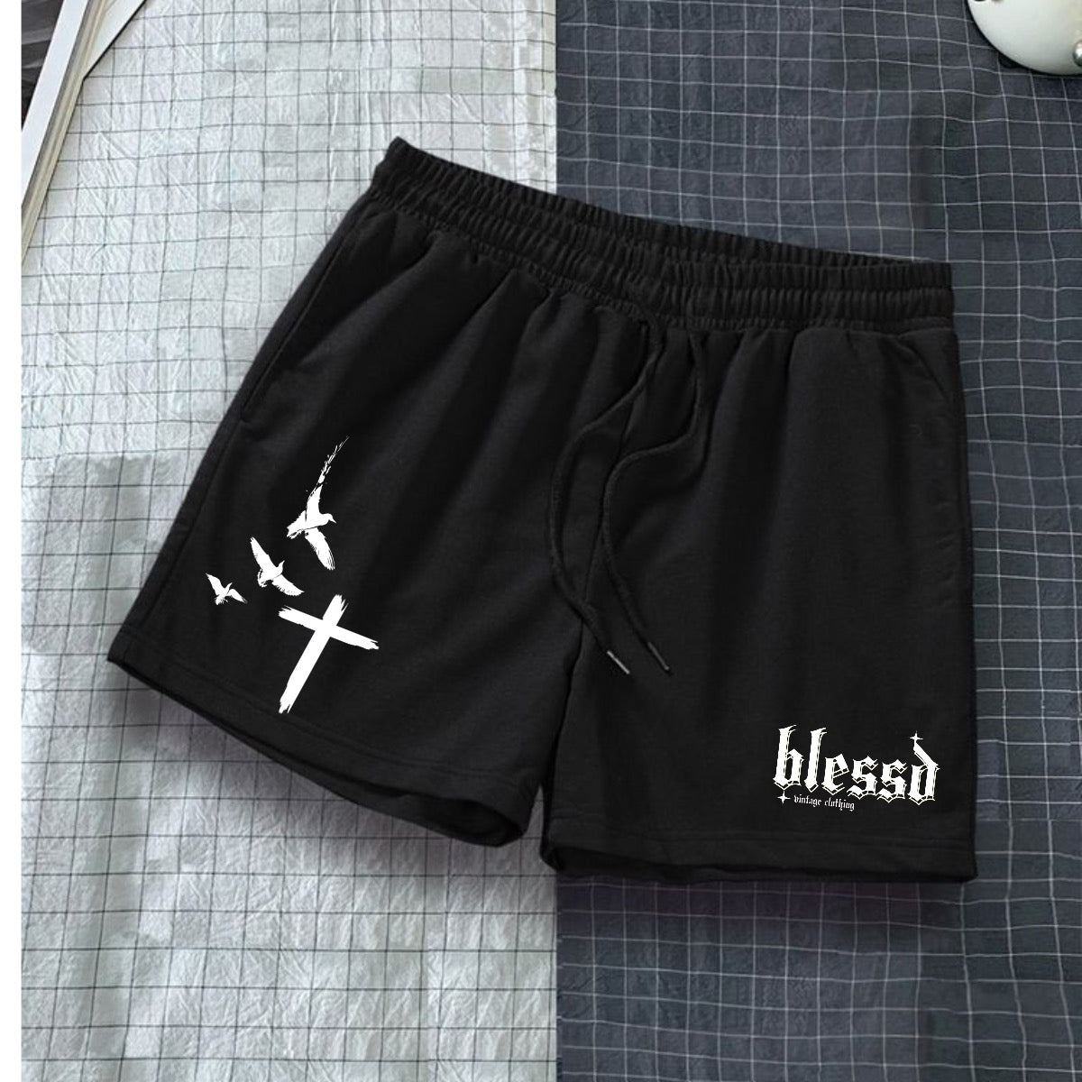 5" Cross drawstring shorts