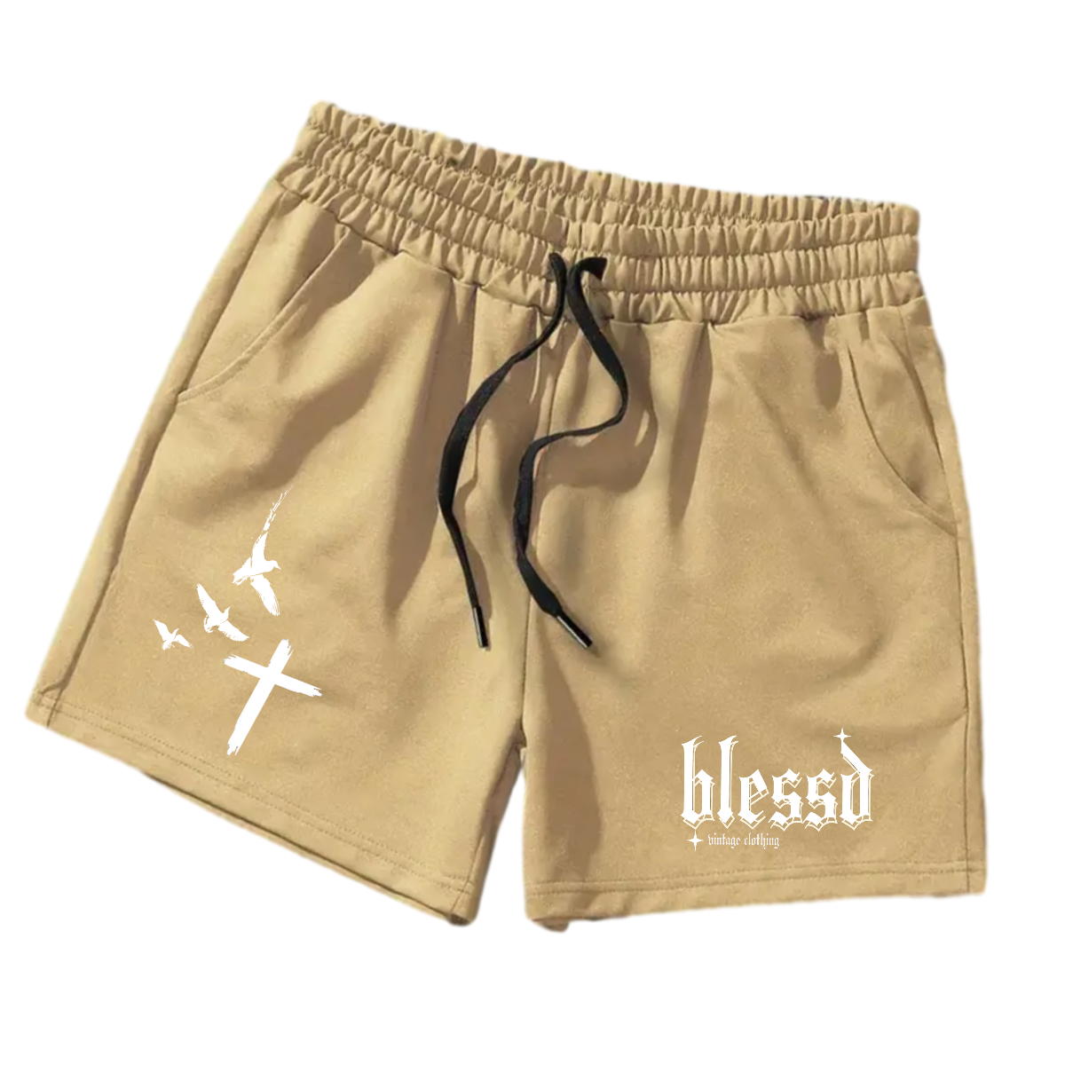 5" Cross drawstring shorts